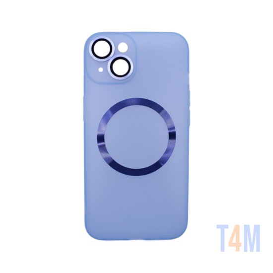 Funda Magnética con Lente de Cámara para Apple iPhone 14 Azul